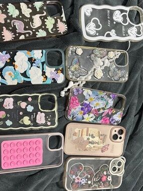 Apple Decorative Mixed Color Phone Cases Assortment